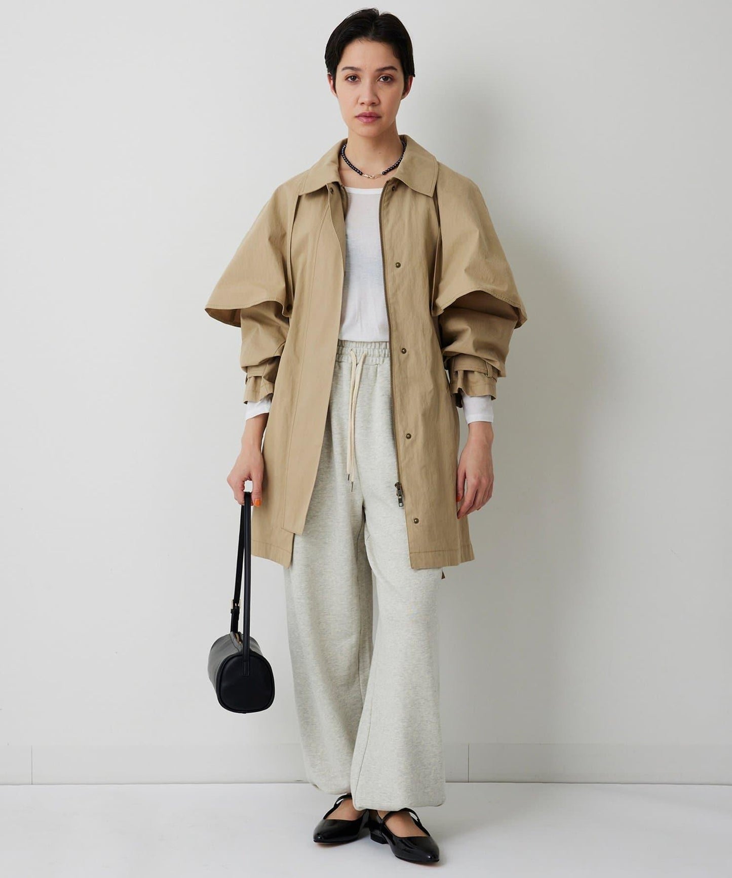 【THE PAUSE】斗篷大衣