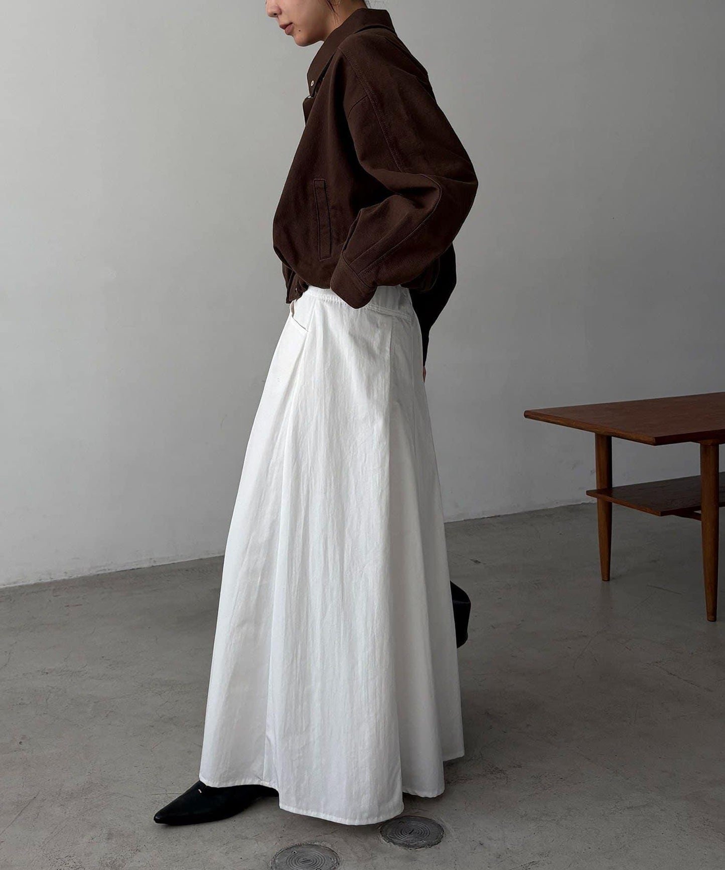 【有多種尺碼】圓領牛仔夾克