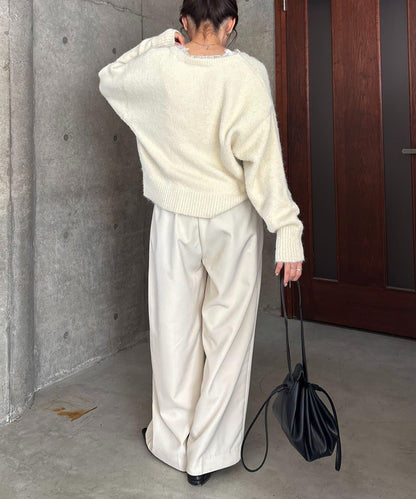 蕾絲裝飾針織衫