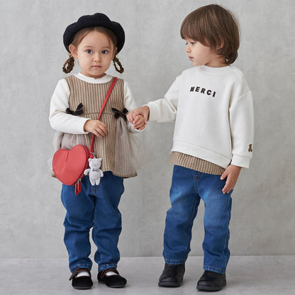 【リンク】格子拼接長款上衣