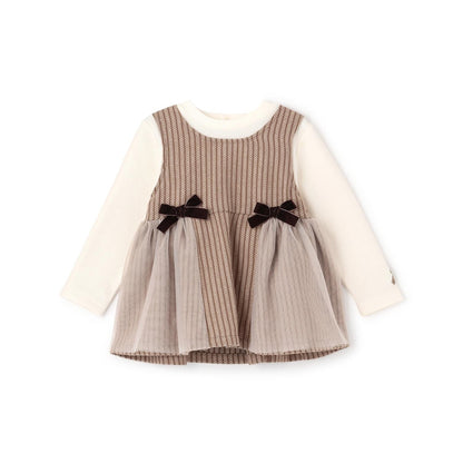 【リンク】格子拼接長款上衣