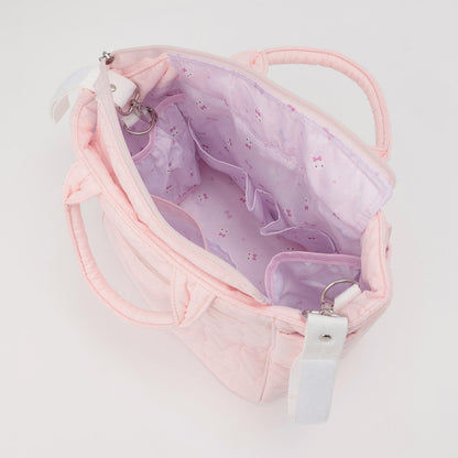 【メゾピアノママ】兔子貼布繡兩用托特包