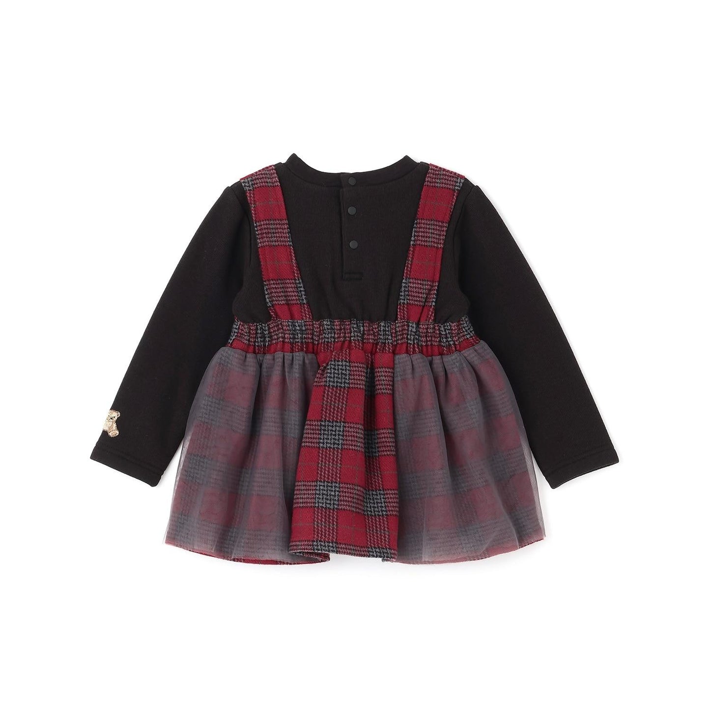 【リンク】格子拼接長款上衣