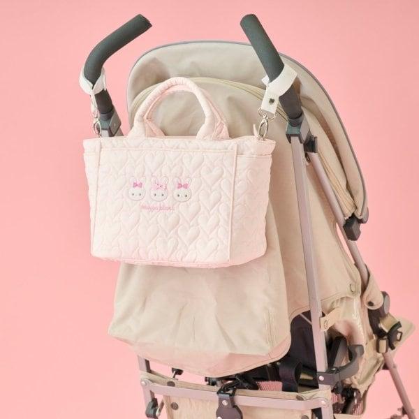 【メゾピアノママ】兔子貼布繡兩用托特包