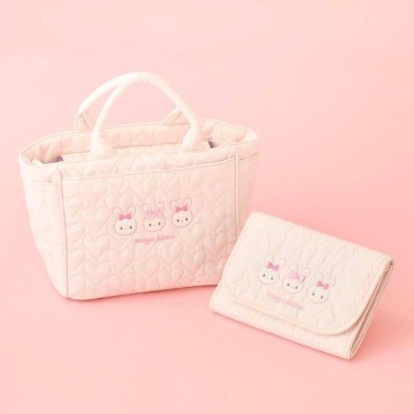 【メゾピアノママ】兔子貼布繡兩用托特包