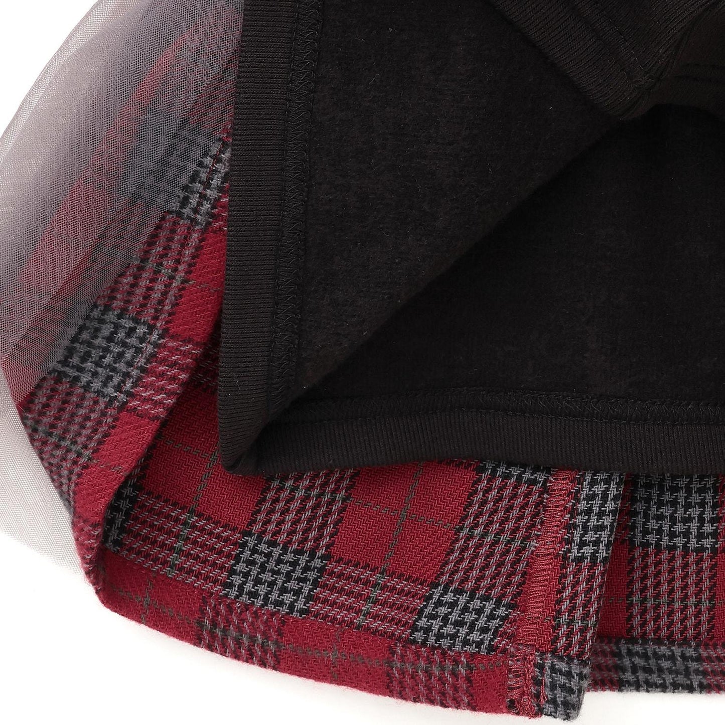 【リンク】格子拼接長款上衣