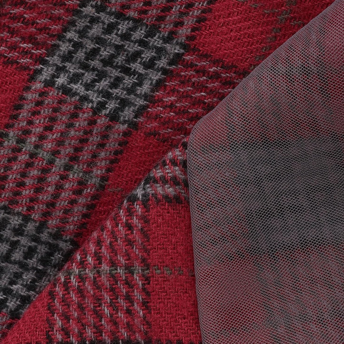 【リンク】格子拼接長款上衣