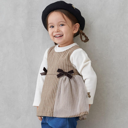 【リンク】格子拼接長款上衣