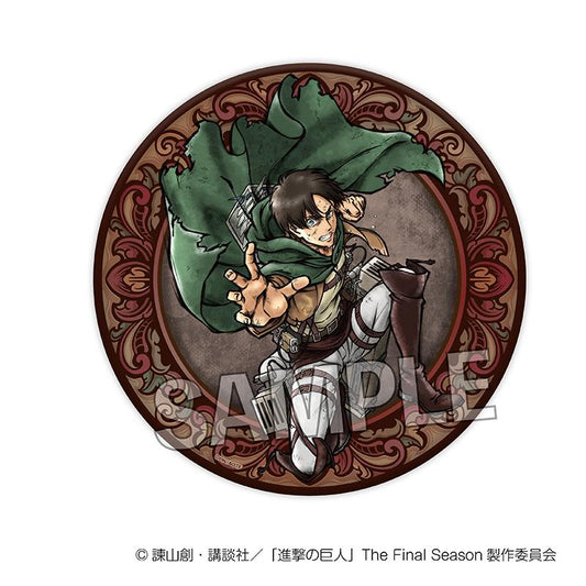 《進擊的巨人》 激高!!閃耀徽章 大號 艾倫