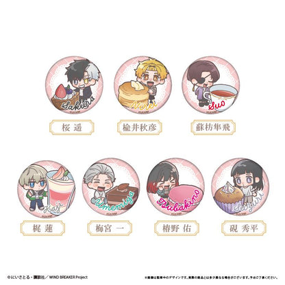 《防風少年》亮片徽章 下午茶Ver. 【全套BOX／7個裝】