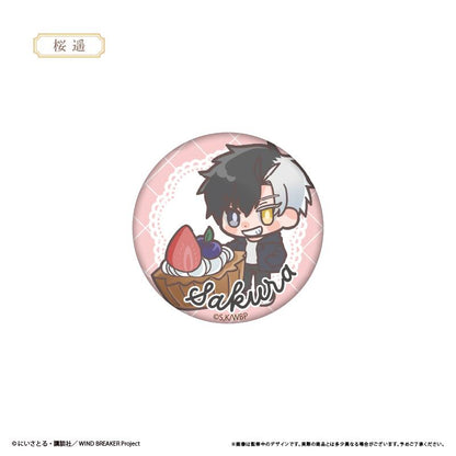 《防風少年》亮片徽章 下午茶Ver. 【全套BOX／7個裝】