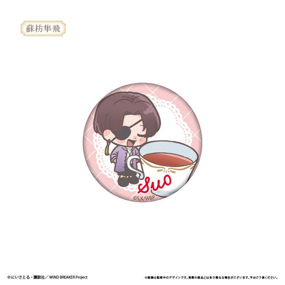 《防風少年》亮片徽章 下午茶Ver. 【全套BOX／7個裝】