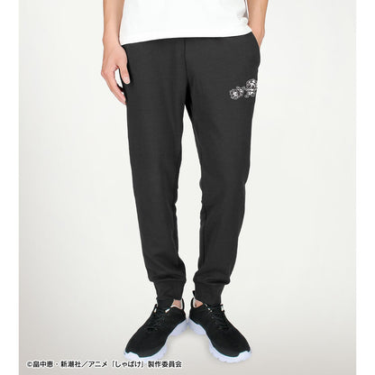 L碼 鳴家戱畫印花男女同款衛褲