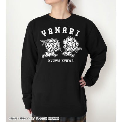 L碼 鳴家戱畫印花女士衛衣