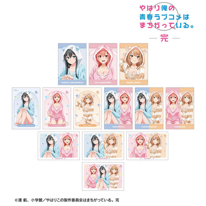 《我的青春戀愛物語果然有問題》新繪動物居家服Ver. 隨機明信片（單品/全套BOX）【BOX／13包入】