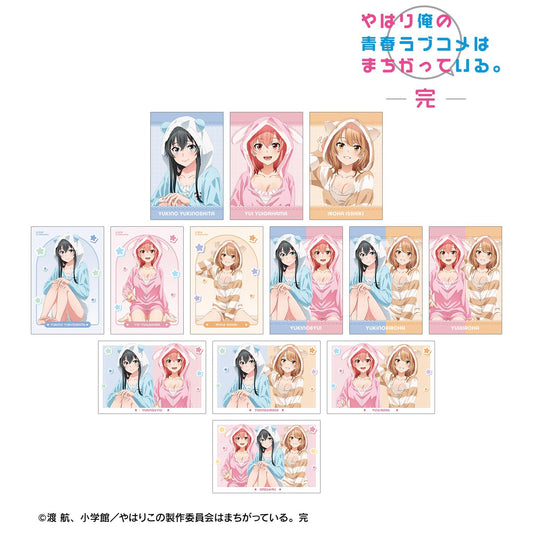 《我的青春戀愛物語果然有問題》新繪動物居家服Ver. 隨機明信片（單品/全套BOX）【BOX／13包入】