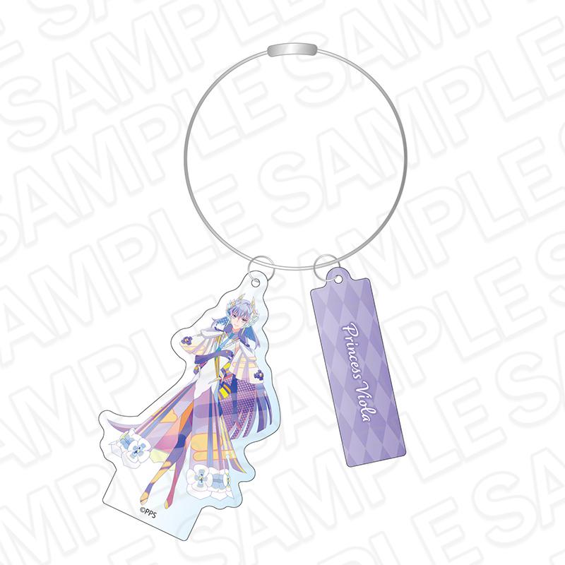 プリンセッション・オーケストラ_ワイヤーキーホルダー PALE TONE series プリンセス・ヴィオラ 公主交響樂團_鋼絲鑰匙扣 PALE TONE系列 公主維奧拉