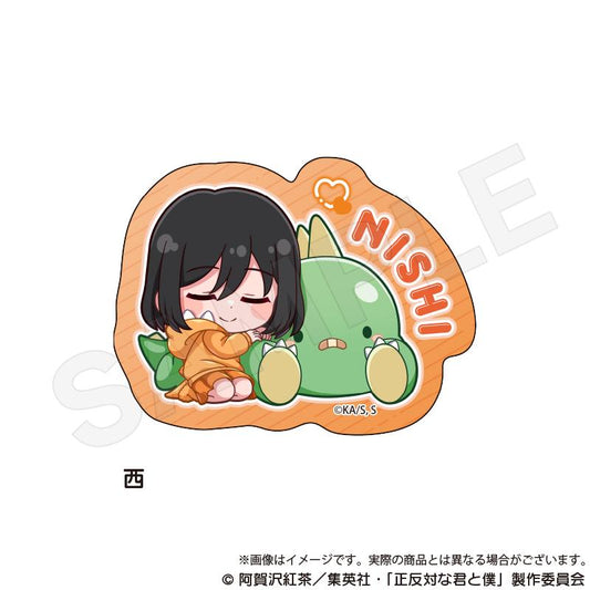 正反對的你和我_異形剪裁貼紙 ぎゃおコレver. 西