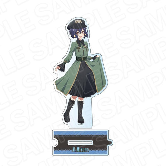 劇場版《佐賀偶像是傳奇 夢銀河天堂》_可連接大型亞克力立牌 水野愛 軍事洛麗塔款