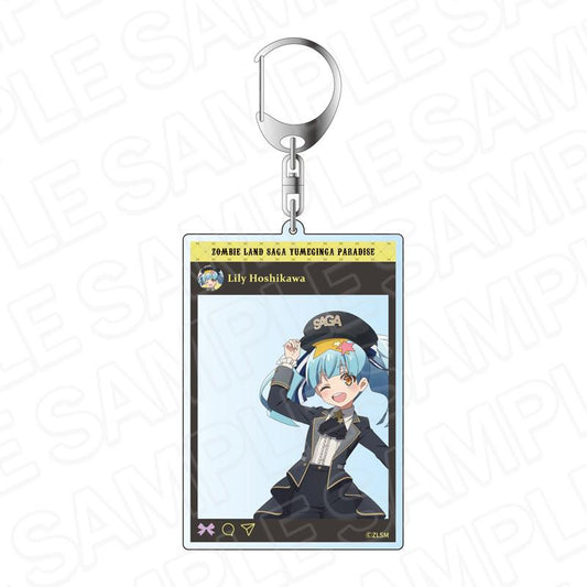 劇場版《佐賀偶像是傳奇 夢銀河天堂》SNS風亞克力鑰匙扣 星川莉莉 軍事洛麗塔款