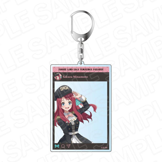 劇場版《佐賀偶像是傳奇 夢銀河天堂》SNS風亞克力鑰匙扣 源櫻 軍事洛麗塔款