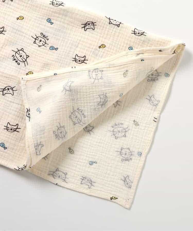 貓兔紗布毯