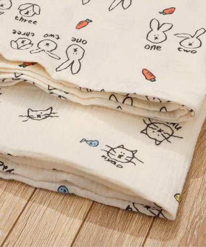 貓兔紗布毯