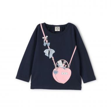 990T長袖 心形斜挎包