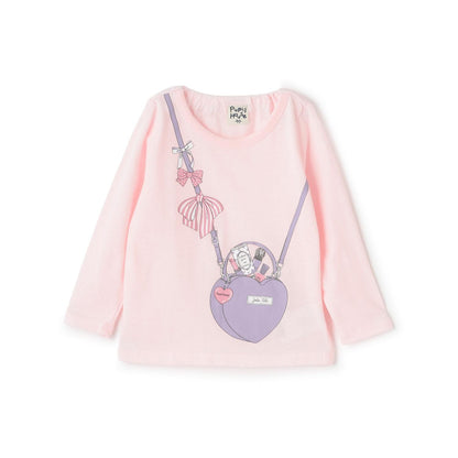 990T長袖 心形斜挎包