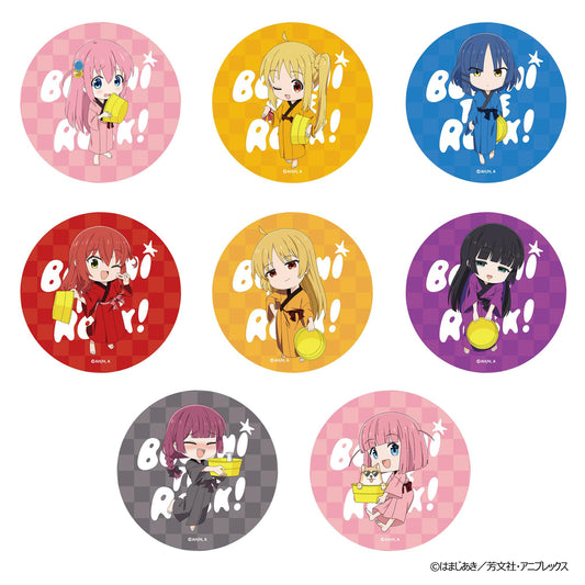 《孤獨搖滾!》浴衣溫泉系列 隨機徽章（共8款）【BOX／8個裝】