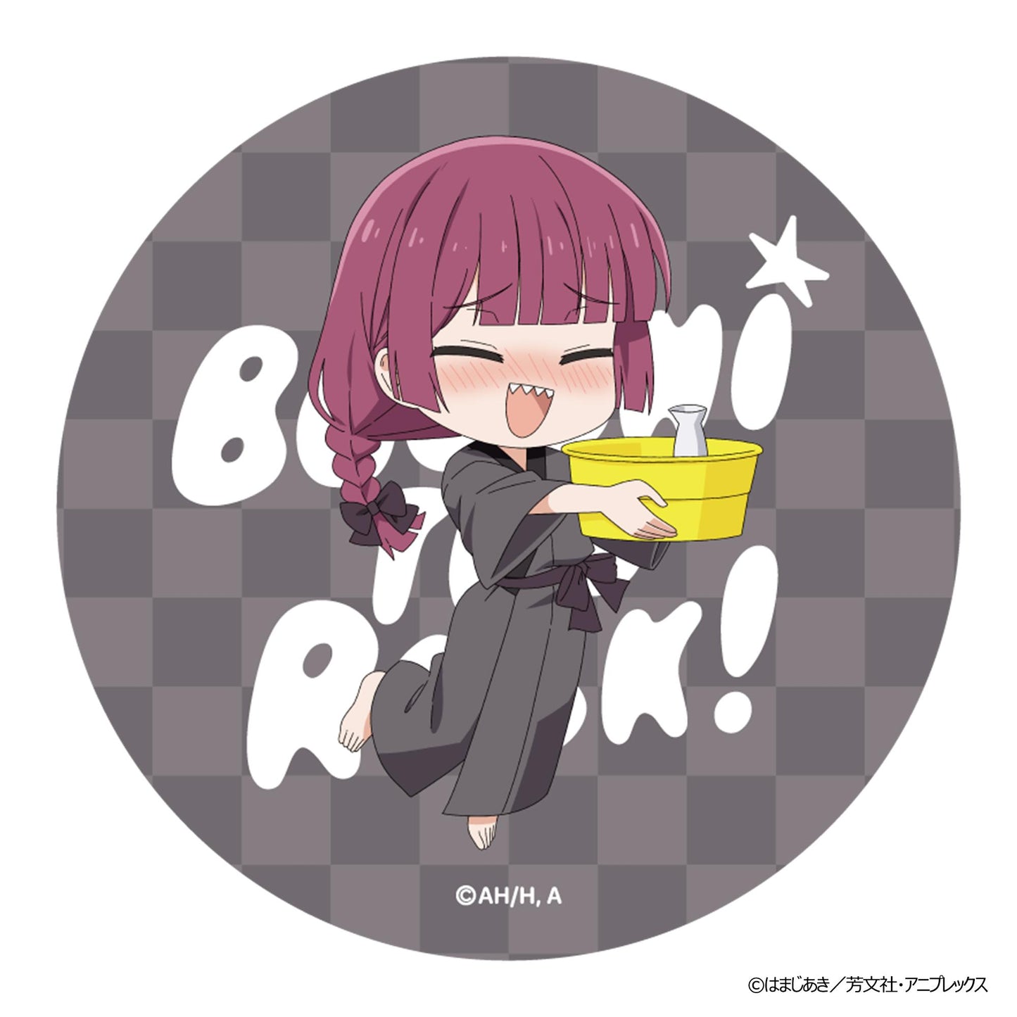 《孤獨搖滾!》浴衣溫泉系列 隨機徽章（共8款）【BOX／8個裝】