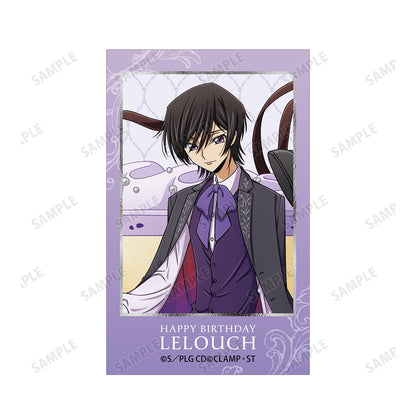 《反叛的魯路修》新繪 魯路修 2025年生日款 拍立得風格插畫卡片2枚套裝