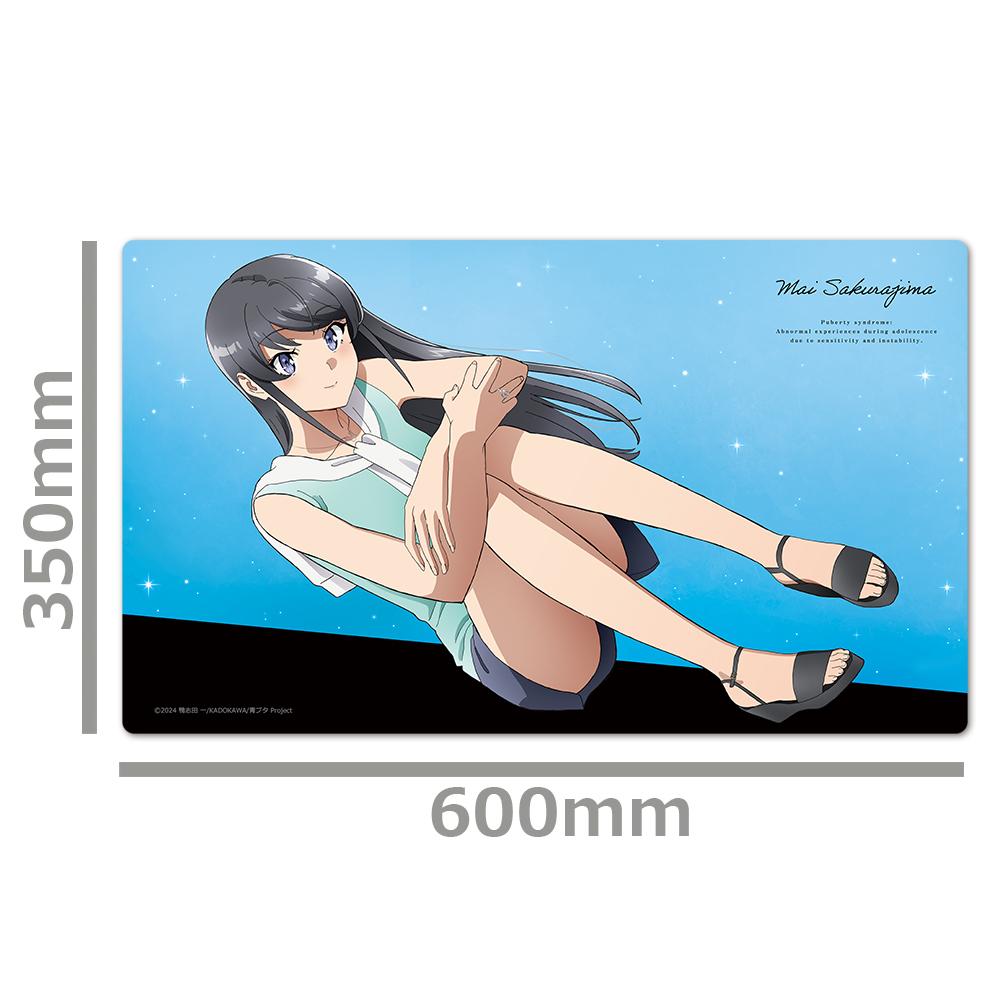 青春豬頭少年不會夢到聖誕老人的夢_角色橡膠墊 櫻島麻衣