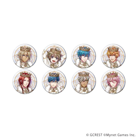 《夢王國與沉睡的100王子》_(57mm)_鐳射徽章12/全套套裝（共8款）（官方插畫）【全套套裝／8個裝】