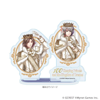 《夢王國與沉睡的100王子》亞克力立牌49/卡諾特&科洛雷（官方插畫）