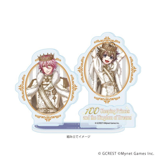 《夢王國與沉睡的100王子》亞克力立牌46/普羅基昂&魯魯斯（官方插畫）