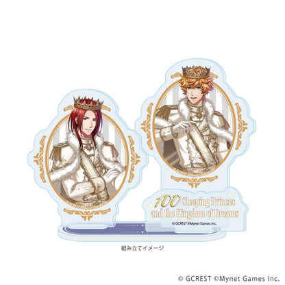 《夢王國與沉睡的100王子》亞克力立牌43/金牛座&天蠍座（官方插畫）