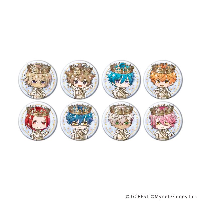 《夢王國與沉睡的100王子》_(57mm)_鐳射徽章14/全套（共8款）（Q版角色插畫）【全套／8個裝】