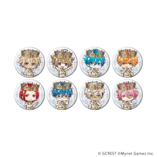 《夢王國與沉睡的100王子》_(57mm)_鐳射徽章14/全套（共8款）（Q版角色插畫）【全套／8個裝】