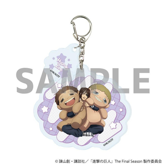 《進擊的巨人》The Final Season 配件款亞克力鑰匙扣04/韓吉·佐耶 休閒版（新繪插畫）