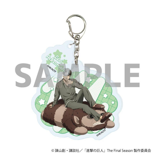 《進擊的巨人》The Final Season 配件亞克力鑰匙扣03/利威爾·阿克曼 休閒版（新繪插畫）
