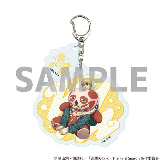 《進擊的巨人》The Final Season 配件款亞克力鑰匙扣02/阿爾敏·阿諾德 休閒版（新繪插畫）
