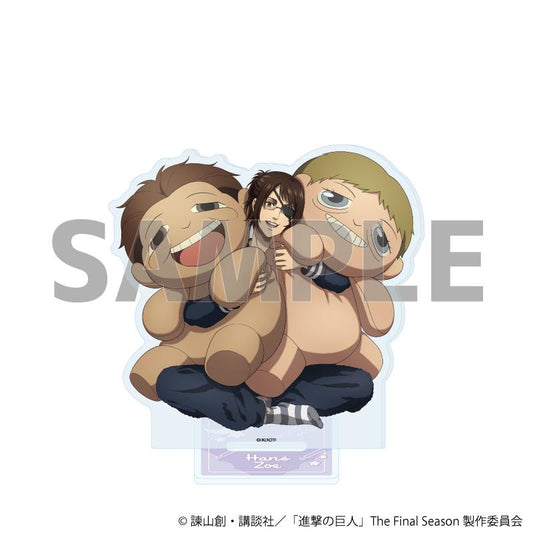 《進擊的巨人》The Final Season 亞克力立牌08/韓吉·佐耶 休閒版（新繪插畫）