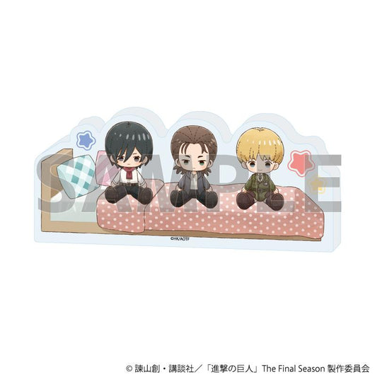 《進擊的巨人》The Final Season 收藏積木01/毛絨玩偶款A（GraffArt插畫）