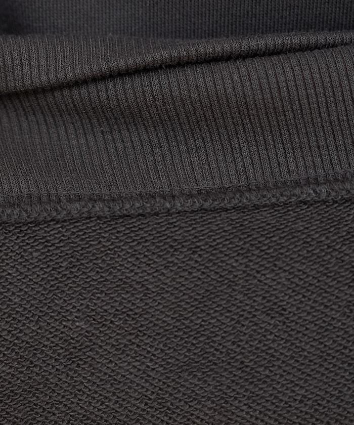 荷葉邊肩部內刷毛套頭衫（衛衣）