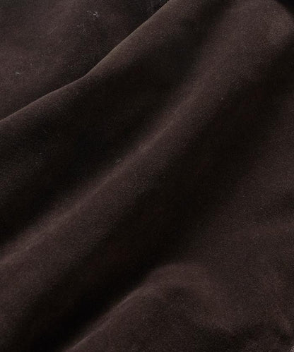 寬鬆版型仿皮絨拉鍊短款夾克