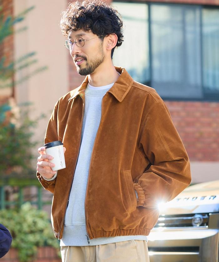 寬鬆版型仿皮絨拉鍊短款夾克