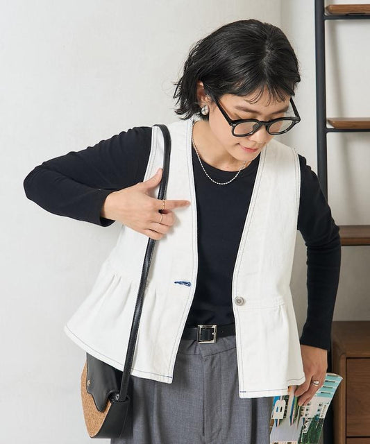 特別款荷葉邊2WAY吊帶上衣＜可搭配套裝＞