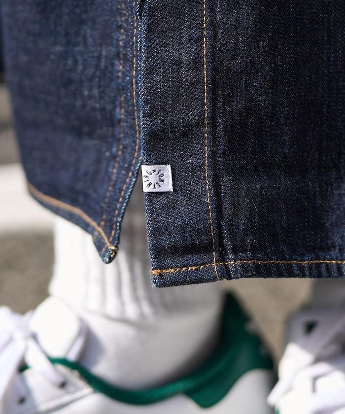 特別款牛仔襯衫連衣裙