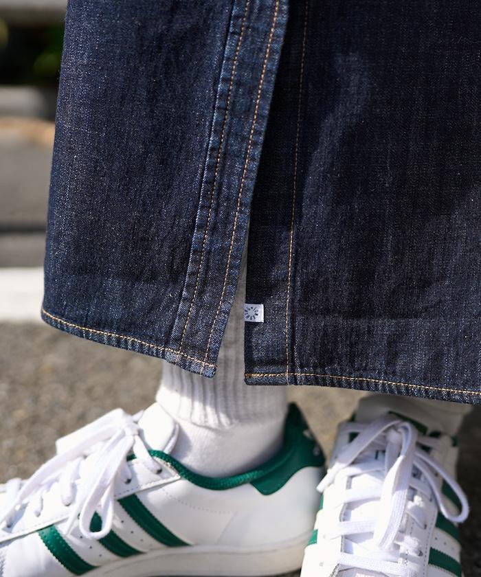 特別款牛仔襯衫連衣裙